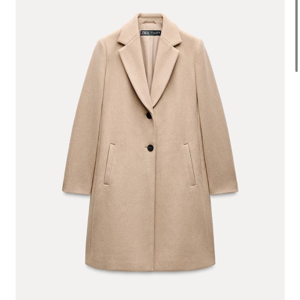Zara Women's Tan soft coat